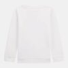 Guess felpa infant-Kids bianca con logo laminato Bambina
