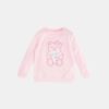 Guess Kids Felpa Girocollo Rosa Bambina