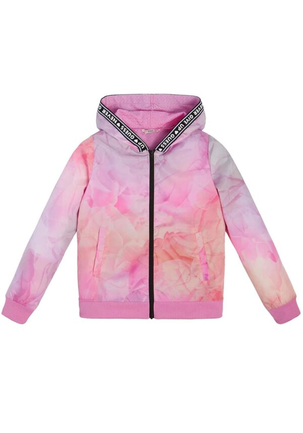 Guess Felpa Stampa All Over Multicolore Bambina