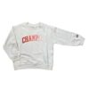 Champion Legacy Felpa Girocollo Bianca Bambina