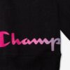 Champion Hooded Sweatshirt Felpa Con Cappuccio Nera Bambina