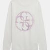 Guess Maglionciono Girocollo Bianco Bambina