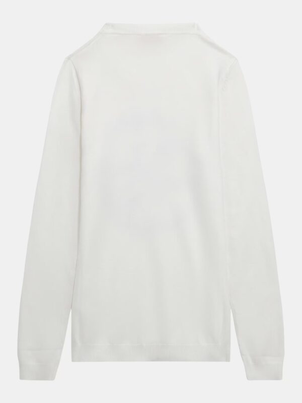 Guess Maglionciono Girocollo Bianco Bambina