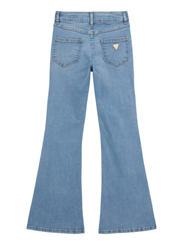 Guess Jeans a Campana Light Blu Denim Bambina