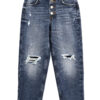 Guess Jeans straight con usura Blu Denim Bambina