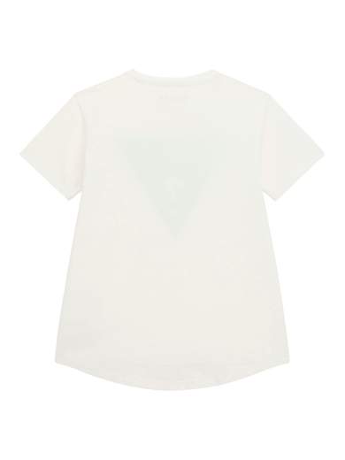 Guess T-shirt  logo triangolo Bianca Bambina