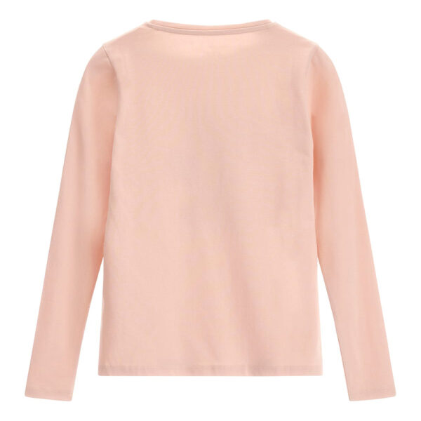 Guess T-shirt Manica lunga Rosa Bambina
