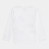 Guess Logo T-shirt Manica lunga Bianca Bambina