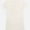 Guess T-shirt logo triangolo frontale Bianca Bambina