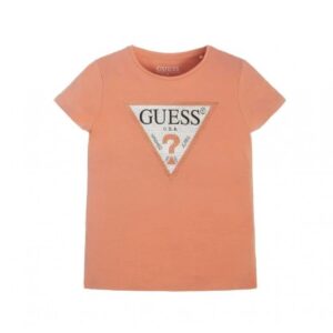 Guess Children T-shirt Arancione Bambina