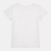 Guess T-shirt logo triangolo frontale Bianca Bambina