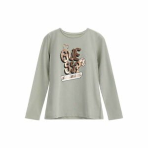 Guess Blouse Ls T-shirt Verde Bambina