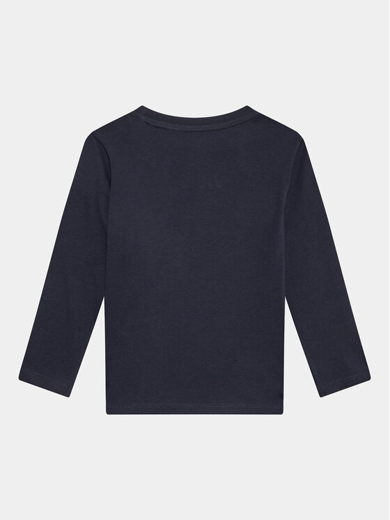 Guess T-shirt Manica lunga Blu Bambino