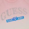 Guess Kids T-shirt logo frontale con strass Bambina
