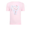 Guess T-shirt logo triangolo frontale Rosa Bambina
