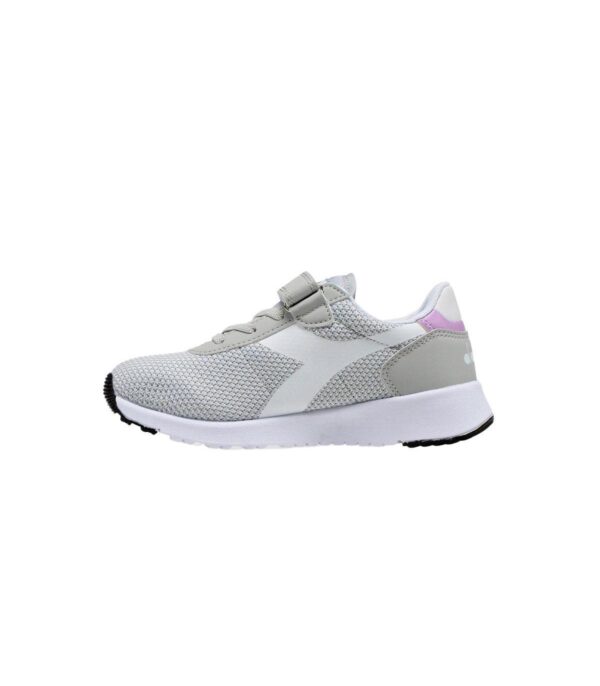 Diadora Evorun Ps Scarpe In Tessuto Grigio Bambina
