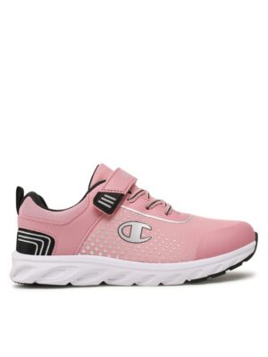 Champion Sneakers Buzz G Ps  Scarpe Rosa Nere Bambina
