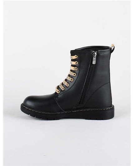 Guess Stivaletti Neri Oro Bambina