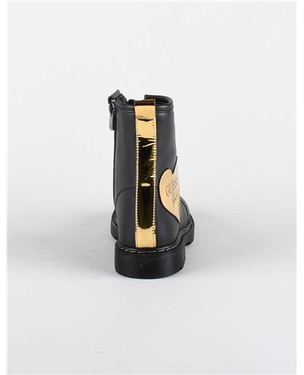Guess Stivaletti Neri Oro Bambina