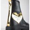 Guess Stivaletti Neri Oro Bambina