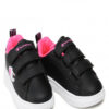 Champion Angel Scarpe In Pelle Nere Rosa Bambina
