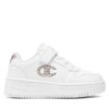 Champion G Ps Legacy Rebound Platform Glitter Scarpe da ginnastica Bianche Bambina
