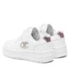 Champion G Ps Legacy Rebound Platform Glitter Scarpe da ginnastica Bianche Bambina
