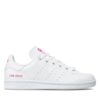 Adidas Stan Smith Scarpe Bianche Rosa Bambina