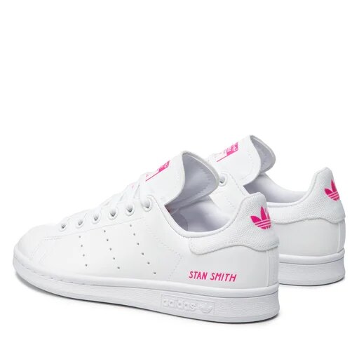 Adidas Stan Smith Scarpe Bianche Rosa Bambina