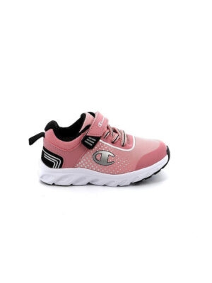 Champion Sneakers Buzz G Td  Scarpe Rosa Nere Bambina