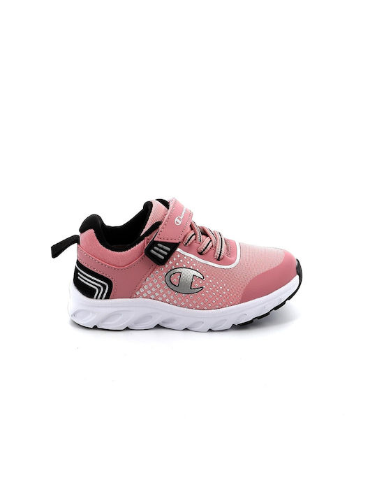 Champion Sneakers Buzz G Td  Scarpe Rosa Nere Bambina