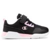 Champion Rambo Scarpe Nere Rosa Bambina
