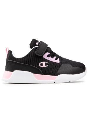 Champion Rambo Scarpe Nere Rosa Bambina