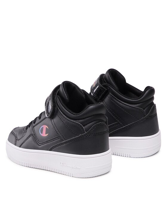 Champion Reboun Vintage Mid Scarpe Nere Bambina