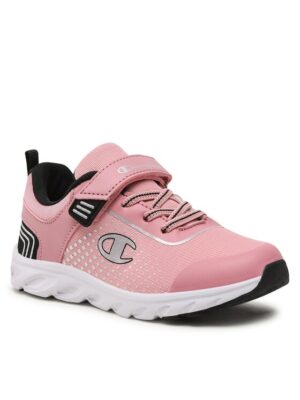Champion Angel G Td Scarpe Rosa Nere Bambina