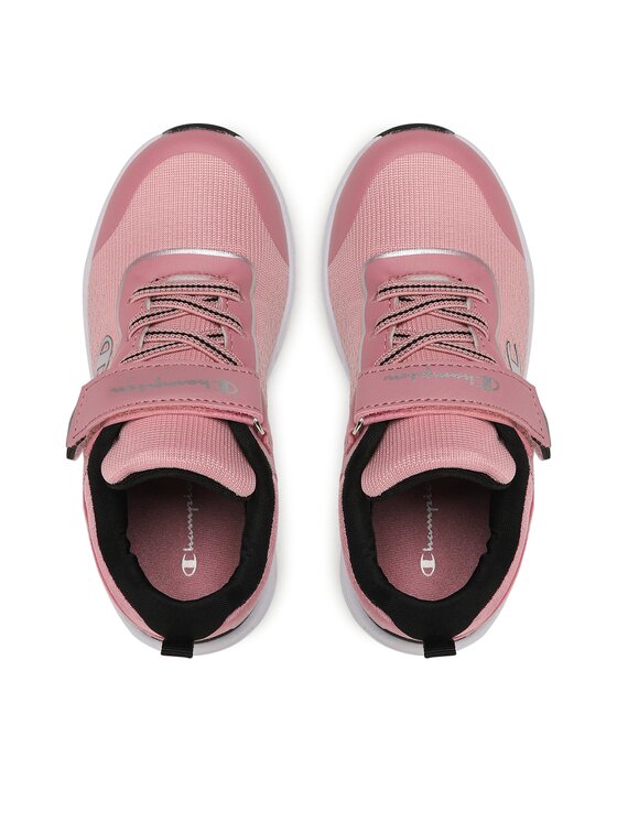 Champion Angel G Td Scarpe Rosa Nere Bambina