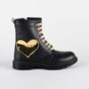 Guess Stivaletti Neri Oro Bambina