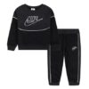 Nike B Amplify Ft Crew Completo Tuta Nero Bambini
