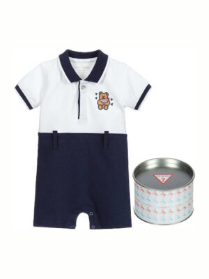 Guess  Baby Completo Bianco Blu  Bambino