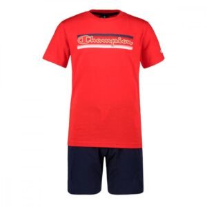 Champion Graphic Completo Rosso Blu Bambino