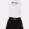 Champion Graphic Completo Bianco Nero Bambino