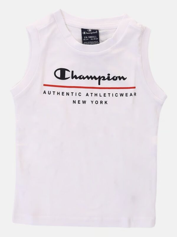 Champion Graphic Completo Bianco Nero Bambino