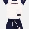 Champion Baby Completo Bianco Blu Bambino