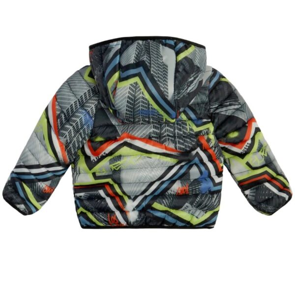 Guess Piumino 100 Gr Con Cappuccio Multicolore Bambino