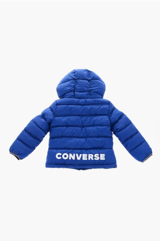 Converse Solid Puffer  Piumino Blu Bambino