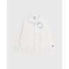 Champion Jr  Felpa Chiusura Zip Bianca bambino