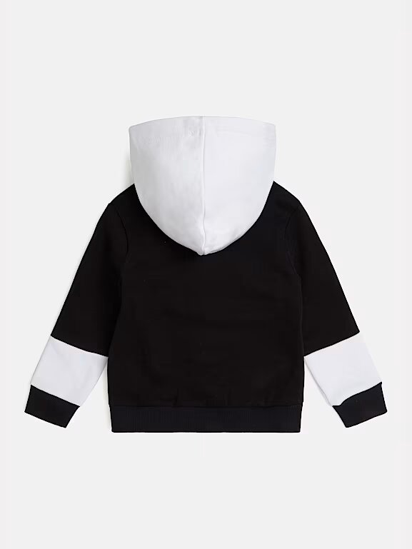 Guess Kid Felpa Chiusura Zip e Cappuccio Multicolore Bambino