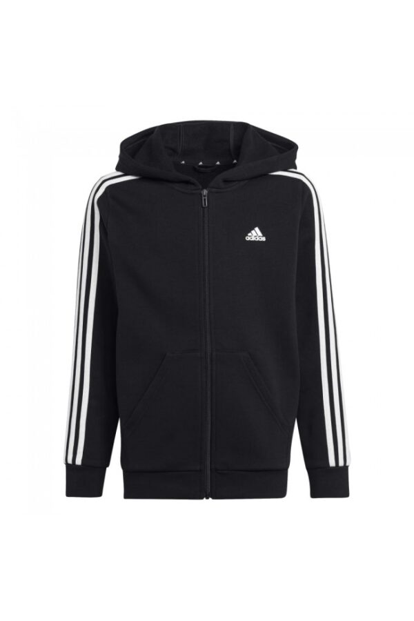 Adidas Essential Felpa Con Cappuccio Nera Bambini