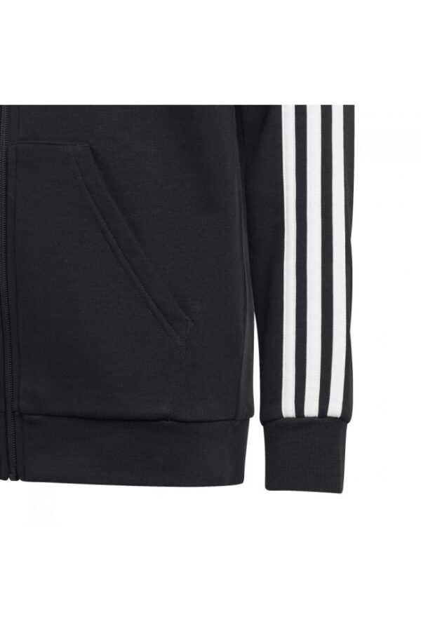 Adidas Essential Felpa Con Cappuccio Nera Bambini