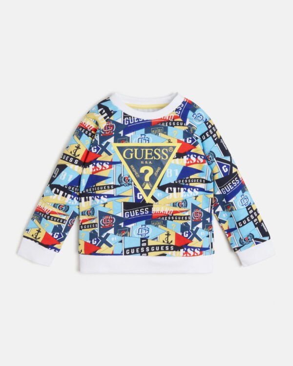Guess  Felpa Girocollo Multicolore Bambino